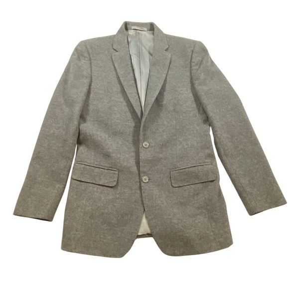 Fratelli Tallia Di Delfino Mens Wool Cashmere‎ Blazer Jacket Two Button Size 38